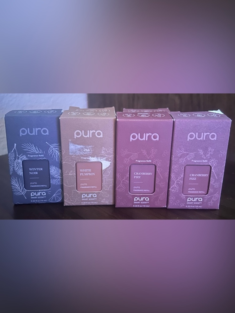 Pura White Pumpkin, Winter Noir & Cranberry Fizz fragrance refills!